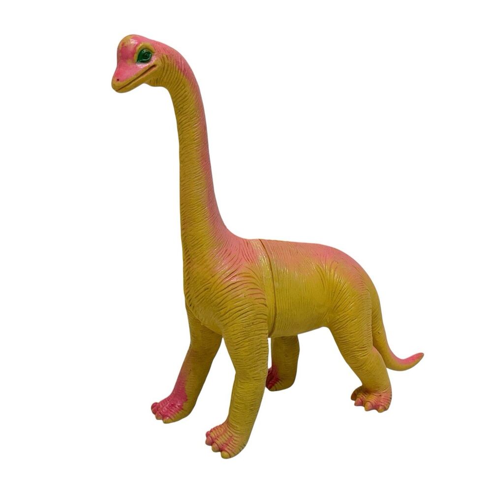 Vintage‎ 1985 Imperial Brachiosaurus Toy Rubber Dinosaur 8.25"